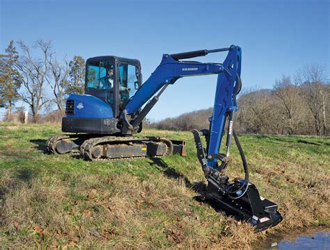 mini excavator with brush cutter for sale|rotary cutter for mini excavator.